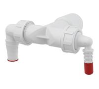 Alcaplast P156Z Double raccord DN40/32 et 8-23 avec clapet anti-retour.