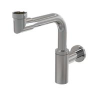 Siphon design AlcaDrain 1 1/4" peu encombrant, entièrement en métal