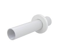 AlcaPlast Tuyau P046 avec rosace DN 40 - Pour bouteilles siphon sur évier et lavabo.