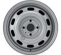 Alcar Stahlrad Jante acier 4925 4.5Jx14 4x100 ET43.5 Noir/Argent pour Chevrolet Spark