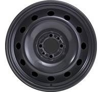 Alcar Jante en acier 8185 6,0Jx15 4x98 ET40 58 Noir pour Fiat 500