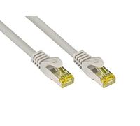 Alcasa 0.15m Cat7 RJ-45 câble de réseau 0,15 m S/FTP (S-STP) Gris - Câbles de réseau (0,15 m, Cat7, S/FTP (S-STP), RJ-45, RJ-45, Gris)