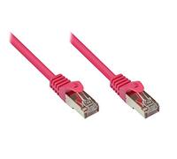 Alcasa 0.5m Cat5e câble de réseau 0,5 m SF/UTP (S-FTP) Magenta - Câbles de réseau (0,5 m, Cat5e, SF/UTP (S-FTP), RJ-45, RJ-45, Magenta)