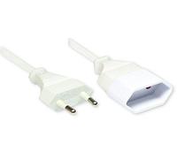 Alcasa 1502 5, 5 m, Mâle Femelle, Prise d'alimentation type C, Cee7 16, Blanc