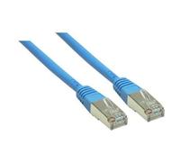 Alcasa 1m Cat6 S/FTP câble de réseau Bleu S/FTP (S-STP)