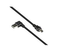 Alcasa 3310-EU02W câble USB 2 m USB A Mini-USB B Noir - Câbles USB (2 m, USB A, Mini-USB B, 2.0, Male connector / Male connector, Noir)