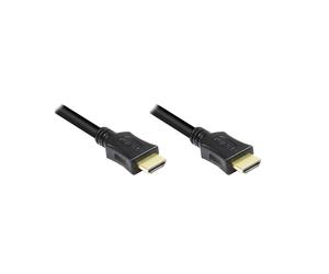 Alcasa 4514-100 : Câble HDMI 10m, HDMI Type A (Standard) Mâle/Mâle, Contacts Or, Noir