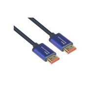 Alcasa 4521-SF010B : Câble HDMI 2.1, 1 mètre, Connecteurs Type A Mâle-Mâle, 38.4 Gbit/s, Bleu