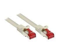 Alcasa 8060-030 Câble Réseau Cat6 S/FTP (S-STP) Gris 3m RJ-45 Mâle - RJ-45 Mâle, PVC, AWG 27/7, 250MHz