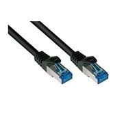 Alcasa 8060-SF100S Netzwerkkabel 10 m Cat6a S/FTP (S-STP) Schwarz (8060-SF100S)