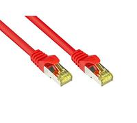 Alcasa 8070R-005R Câble Ethernet RJ45 de Réseau Rouge 0,5 m Cat7 SFTP (S-STP)