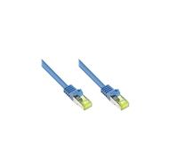 Alcasa 8070R-050B Câble Réseau Cat7 S/FTP (S-STP) 5m Bleu, Connecteurs RJ-45 Mâle, Taux Transfert 10000 Mbit/s, Fréquence 600 MHz