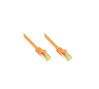 Alcasa 8070R-050O : Câble Réseau Cat7 S/FTP (S-STP) Orange, 5 m, Connecteurs RJ-45 Mâle, 10/100/1000Base-T(X), 600 MHz