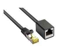Alcasa 8070VR-005S câble de réseau Noir 0,5 m Cat7 S/FTP (S-STP)