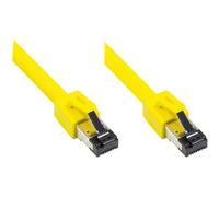 Alcasa 8080-075Y Netzwerkkabel 7,5 m Cat8.1 S/FTP (S-STP) Gelb (8080-075Y)