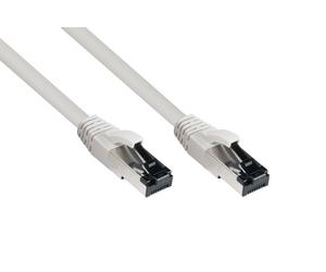 Alcasa 8080L-100 câble de réseau Gris 10 m Cat8.1 S/FTP (S-STP)
