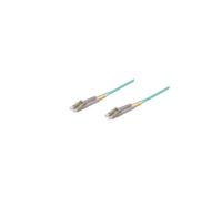 Alcasa Câble Fibre Optique 10m LC/LC OM3 Multimode 50/125µm LSZH Bleu - Réf. LW-810LC3