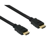 Alcasa Câble HDMI M/HDMI M 0,5 m 0,5 m Noir Câble HDMI - Câbles HDMI (0,5 m, 0,5 m, HDMI Type A (Standard), HDMI Type A (Standard), 3D, Noir