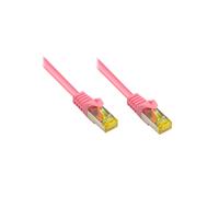 Alcasa Câble Réseau Cat7 1.5m RJ-45 Mâle-Mâle S/FTP (S-STP) 10GBase-T 600MHz Magenta, référence 8070R-015M