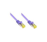 Alcasa 2.0m Cat7 RJ-45 câble de réseau Violet 2 m S/FTP (S-STP)