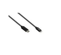 Alcasa 2510-CL005S câble USB USB 2.0 0,5 m USB C USB C/Lightning Noir