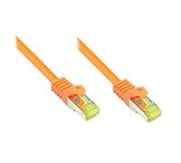 Alcasa Cat.7 S/FTP 1m câble de réseau Orange Cat7 S/FTP (S-STP)
