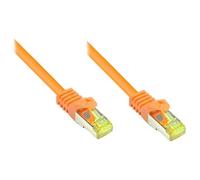 Alcasa Cat.7 S/FTP 3m câble de réseau Orange Cat7 S/FTP (S-STP)