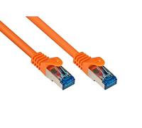 Alcasa Cat6a 0.5m câble de réseau 0,5 m S/FTP (S-STP) Orange - Câbles de réseau (0,5 m, Cat6a, S/FTP (S-STP), RJ-45, RJ-45, Orange)