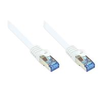Alcasa Cat6a 15m câble de réseau Blanc S/FTP (S-STP)
