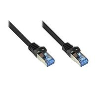 Alcasa Cat6a 15m câble de réseau Noir S/FTP (S-STP)