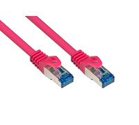 Alcasa Cat6a 1m câble de réseau Magenta S/FTP (S-STP)