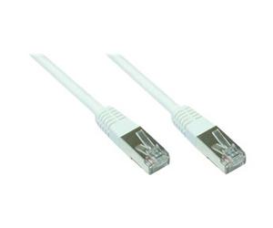 ALCASA Elektronik - Cordon de raccordement - RJ-45 (M) pour RJ-45 (M) - 10 m - SFTP, PiMF - CAT 7 - sans halogène - blanc