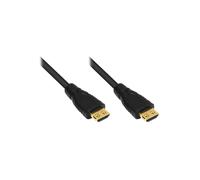 Good Connections - Câble HDMI avec Ethernet - HDMI mâle pour HDMI mâle - 10 m - triple blindage - noir - moulé, support 4K