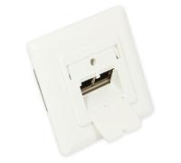 Alcasa GC-N0021 prise de courant RJ-45 Blanc