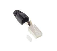 Alcasa GC-N0093 connecteur de Fils RJ-45 Noir - Alcasa GC-N0093, RJ-45, Noir, Cat6a, Or, 1 pièce(s)