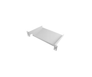 Alcasa GC-N0160 Étagère Rack 1U Acier Blanc 254x160x43mm avec Kit de Montage Inclus