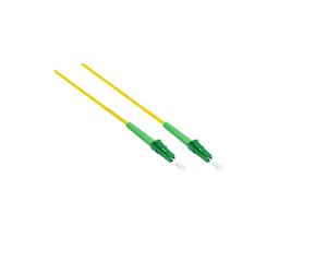 Alcasa LW-SA901LALA Câble Fibre Optique OS2 Monomode 1m LC/APC-LC/APC 9/125µm LSZH Jaune, D=2mm, R=7.5mm, -40°C à 85°C
