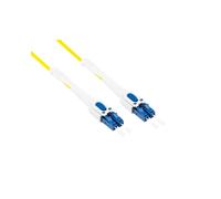 Alcasa LW-U910LC : Câble Fibre Optique Monomode OS2 10m LC/LC UPC 9/125µm LSZH, Diamètre 3mm, Température -40°C à 85°C, Rayon Courbe 1.5cm