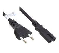 Alcasa P0370-S050 câble électrique Noir 5 m Prise d'alimentation type C Coupleur C7