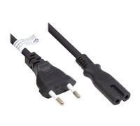 Alcasa Câble d'Alimentation P0370-S075 Noir 7.5m, Prise Type C vers Coupleur C7, H03VVH2-F 2x0.75mm², 250V 2.5A