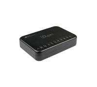 Alcasa PCA-D002S Chargeur Secteur Universel 10 Ports USB 3.2 Gen 1 (3.1 Gen 1) 5V/2.4A 120W avec Protections Multiples et Câble 1.5m Noir