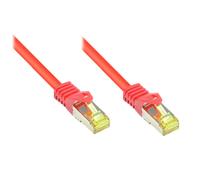 Alcasa RJ45/RJ45, 30 m câble de réseau Rouge Cat7 S/FTP (S-STP)
