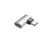 Alcasa USB-AD400 Adaptateur USB 4.0 Gen.3x2 Mâle vers USB-C Femelle Argent, Boîtier Aluminium/Acier, 40Gbit/s, 7680x4320 60Hz, 48V/5A
