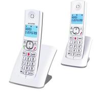 Alcatel Classic F530 Duo - Téléphone sans fil avec ID d'appelant - DECT - (conférence) à trois capacité d'appel - gris, blanc + combiné supplémentaire