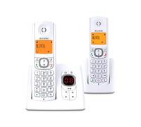 Alcatel Classic F530 Voice Duo - Téléphone sans fil - système de répondeur avec ID d'appelant - DECT - gris + combiné supplémentaire