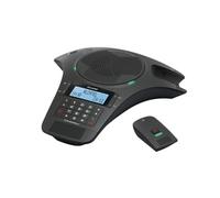 ALCATEL CONFERENCE 1500 - Système de conférence analogique de haute qualité audio - Bureau & télétravail - Petite salle de réunion - 2 micros DECT détachables - Mains libres Full-Duplex