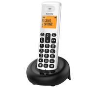 Téléphone DECT Alcatel E160 avec identification de l'appelant Noir, Blanc
