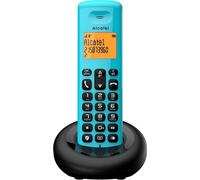 Alcatel E160 Téléphone DECT sans fil avec identification de l'appelant Noir et vert