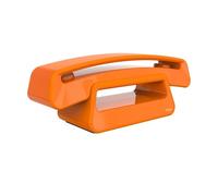 ALCATEL Epure Iconic - Téléphone Fixe sans Fil DECT - Design Vintage - Grand Écran Graphique Haute Lisibilité - Mains Libres - Fonction Blocage des Appels - Orange