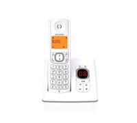 Alcatel F530, Téléphone DECT, Casque sans fil, Haut-parleur, 50 pouces, Identification du nom et de l'appelant, Gris, Blanc